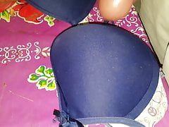 Cynthia's blue bra