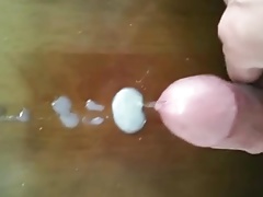 gumband closeup slow cumshot compilation111