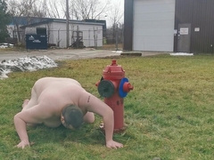Chub Sub Urinates like a Mutt in Public!