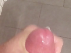 Cumming on Starbucks washroom floor