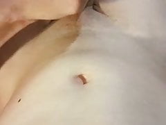 German Twink cums on his stomach