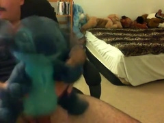 italian otter 10-Pounder vs stitch plush