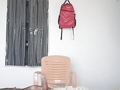 Outdoor masturbation in public