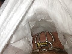 Chastity diaper flood