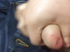 Shooting my cum in the toile