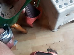 NEW DIRTY SHOE HIGH HEELS - CAROLASMIT - FUCK DIRTY SISSY