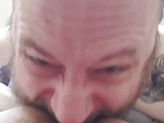 Non-binary masc devouring trans girlfriend's ass and soul