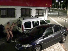 Straight fucked by Jordan Fox in the street