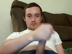 Sexy dude with very long dick