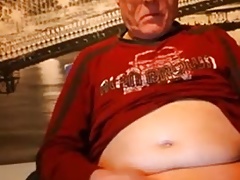 grandpa stroke on webcam