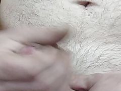 Big white cock jerking while watching porn watch till end for creamy cumshot