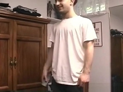 Shy Amateur Straight Boy Paulie Beats Off