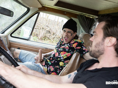 Gay hitchhiker fucking motorhome owner - Bo Sinn & James Fox