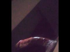 Thatboybigyoo has his BBC oiled up and strokes it late at night