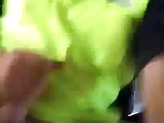Cub Shoots a Load at Work