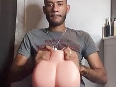 fit black guy cums