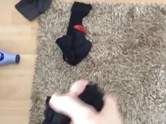 Jerking off with brother girlfriends panties 2