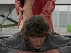 Reese Rideout has Spikey Dee riding his meaty boner