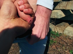 Erotic sex for cash in sunny outdoor POV scenes with a Czech lover