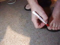 Slave J1306: Pretty nails in red
