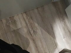 Cumming on neighbours door