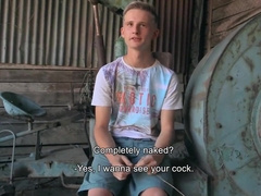 Light-haired Youngster Gets Paid From A Random Stranger To Have Fuck-fest