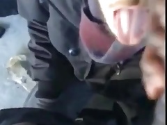 Throating black cock