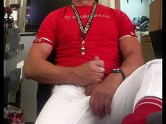 JockDad87 Jerks Off In his Baseball Gear
