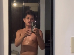 Jakol after mag exercise - Tumalsik tamod ko haha