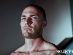 Boxer Christian Wilde drills jock Troy Accola in gym locker room