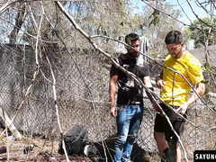 Rodrigo El Santo & Fer Froma bang each other while waiting