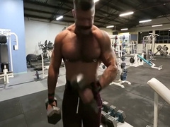 Rogan shows off his body