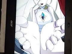 Lusamine (Pokemon) Feet Cum Tribute