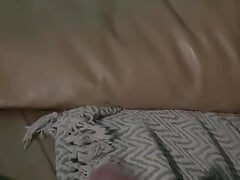 My Friend Is in Bed Playing with His Little Cock He Loves to Play with It Before I Get to Taste It in My Pussy