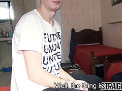 super-cute hetero Latino takes fat raw dick for money