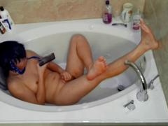 Steamy Venti GI cosplay bath session with General Sunbeam