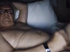 grandpa stroke on webcam