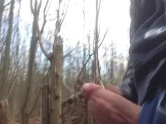 Uber-Cute fap off in public and spunking