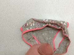 Heavy breathing while masturbating with cute panties again