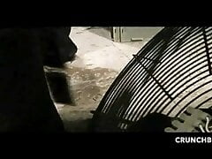 hard fist session for daddy hairy in backroom dark