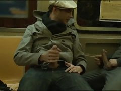 Two horny guy on the tube