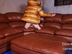 Humping Leather Sofa Camera Angle 1