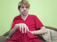 Young Youngster masturbates off and ejaculates