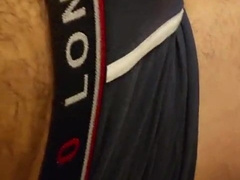 I Begin Massaging My Spear On The Tabouret And Then Go To The Sofa For A Massive Cum-Shot