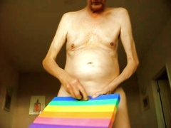Lollipop And Nut Hold The LGBT Symbol