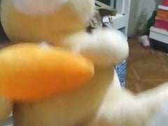 fucking my rabbit plushie 2
