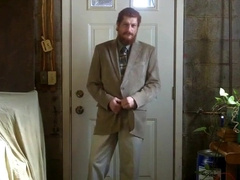 Str8 Israeli daddy jerk off in suit 3