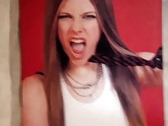Cum tribute to my princess Avril #5