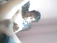 Asian boy masturbating