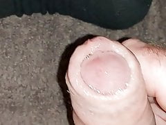 My little cock with lots of foreskin and yummy pre cum